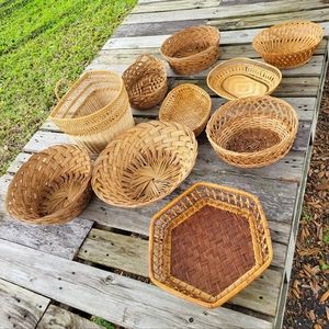 Wicker Baskets Lot